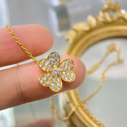 [Royal Jewellery]FLOWER DIAMOND NECKLACE