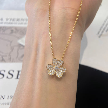 [Royal Jewellery]FLOWER DIAMOND NECKLACE