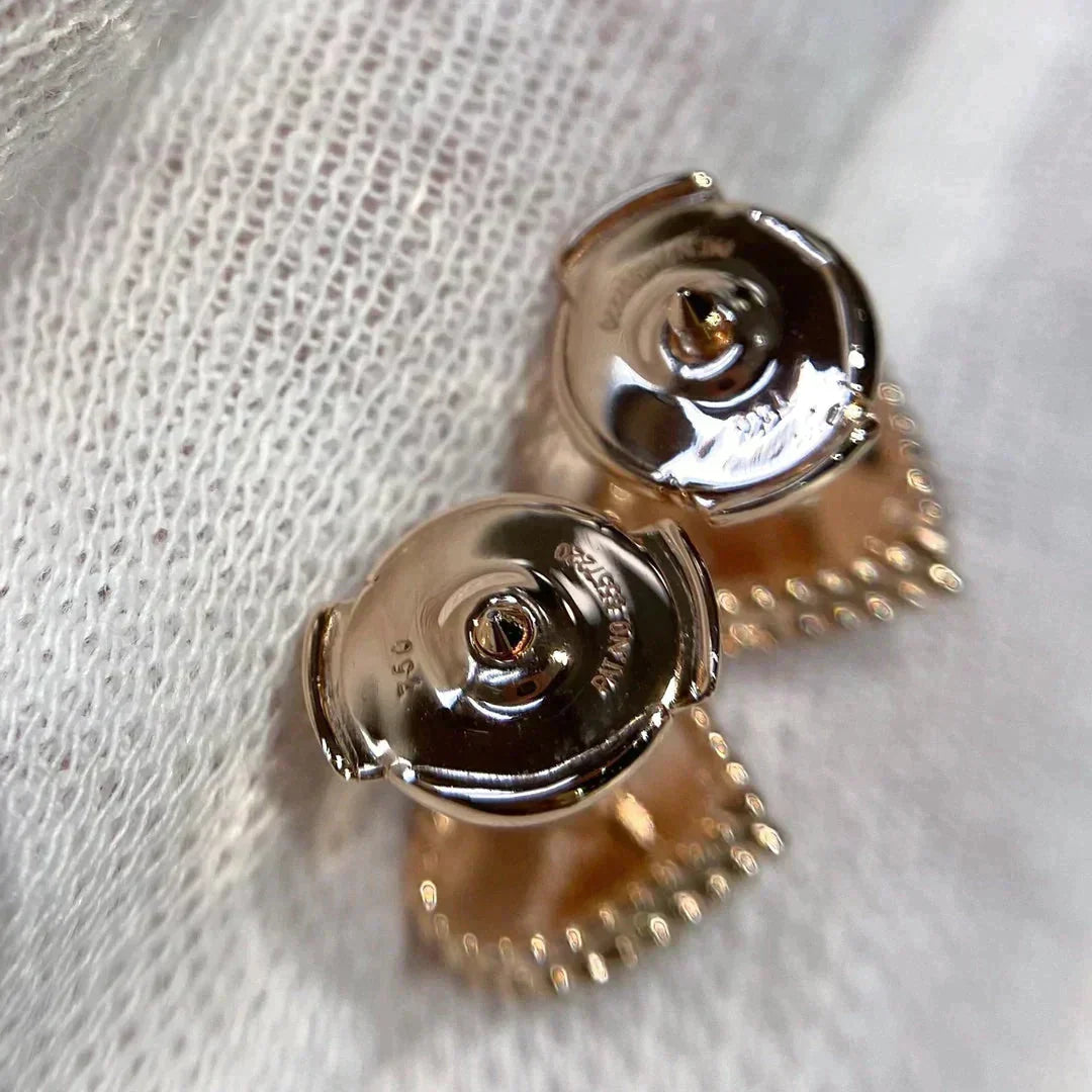 [Royal Jewellery]HEART CARNELIAN STUD EARRINGS
