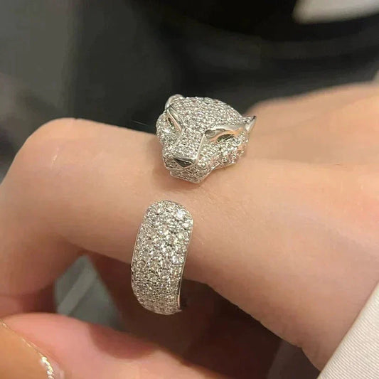 [Royal Jewellery]PANTHERE 5.5MM ALL DIAMOND RING