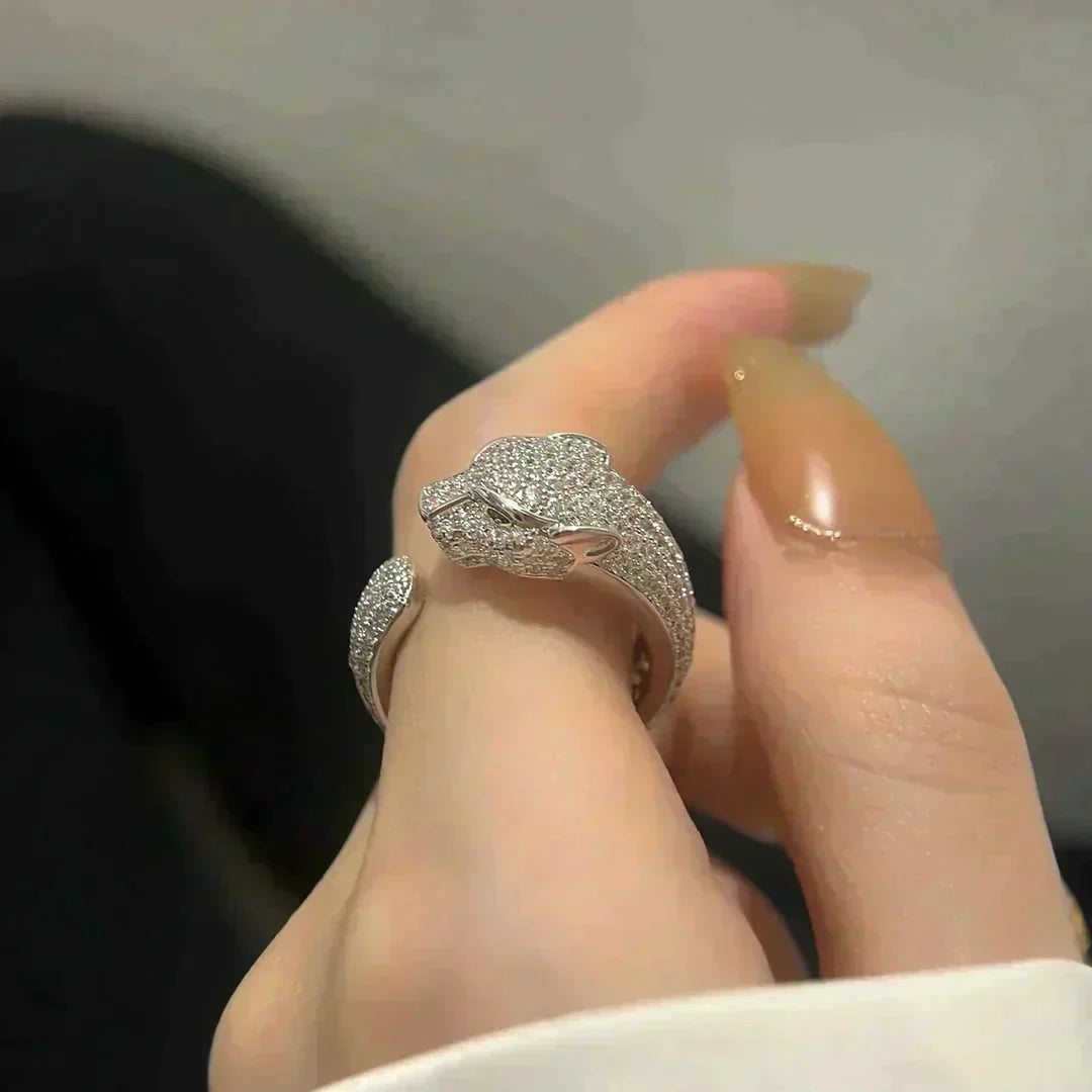 [Royal Jewellery]PANTHERE 5.5MM ALL DIAMOND RING