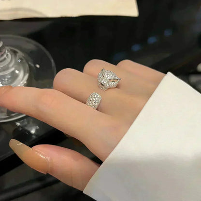 [Royal Jewellery]PANTHERE 5.5MM ALL DIAMOND RING