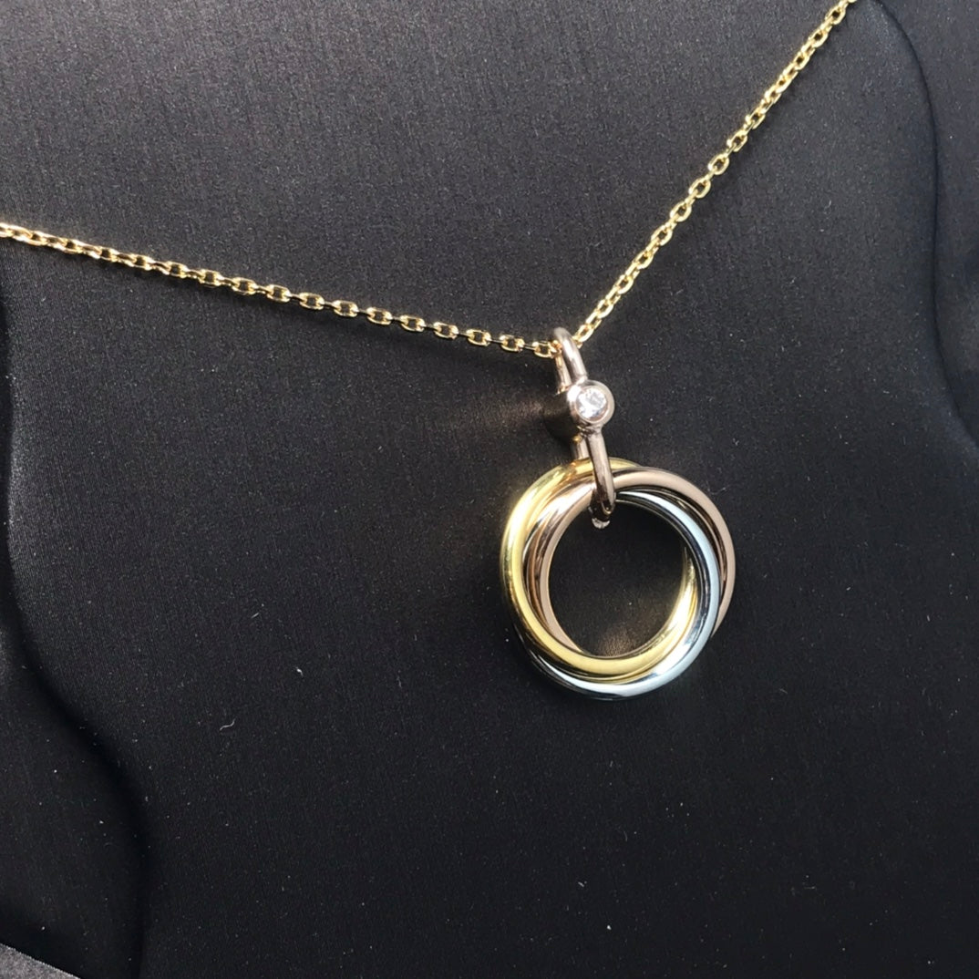 [Royal] TRINITY  NECKLACE 1 DIAMOND