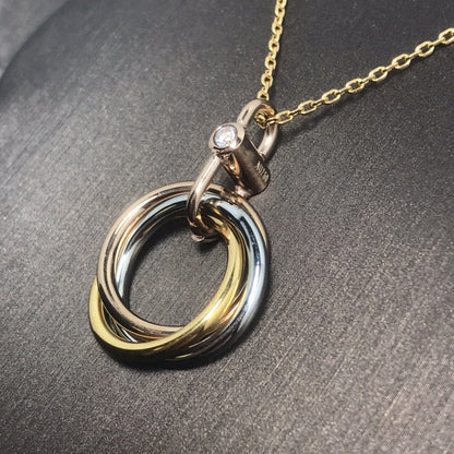 [Royal] TRINITY  NECKLACE 1 DIAMOND