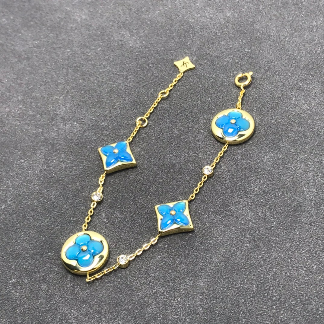[Royal Jewellery]STAR AND SUN TURQUOISE 4 MOTIFS 3 DIAMONDS