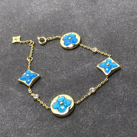 [Royal Jewellery]STAR AND SUN TURQUOISE 4 MOTIFS 3 DIAMONDS