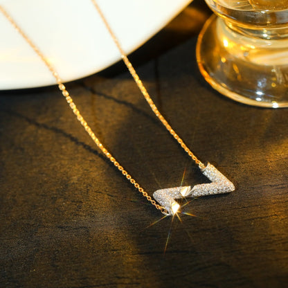 [Royal Jewellery]VOLT SILVER DIAMOND PEDANT NECKLACE