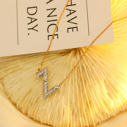[Royal Jewellery]VOLT SILVER DIAMOND PEDANT NECKLACE