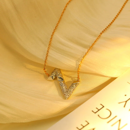 [Royal Jewellery]VOLT SILVER DIAMOND PEDANT NECKLACE