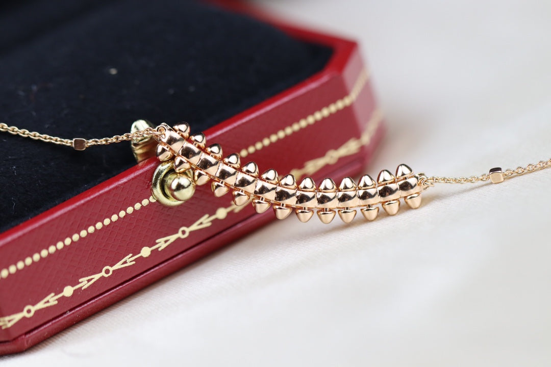[Royal Jewellery]CLASH PINK GOLD NECKLACE