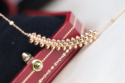 [Royal Jewellery]CLASH PINK GOLD NECKLACE