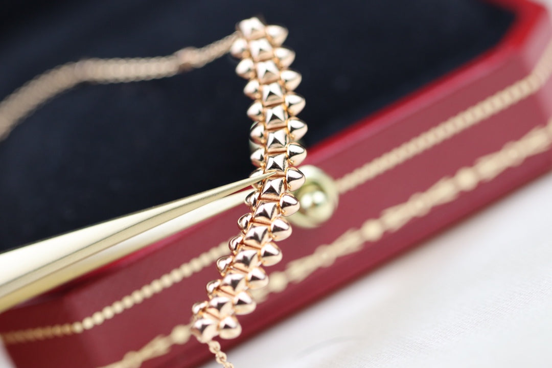 [Royal Jewellery]CLASH PINK GOLD NECKLACE