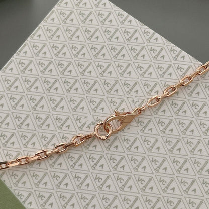 [Royal Jewellery]LUCKY SPRING 15 MOTIFS ROSE GOLD NECKLACE