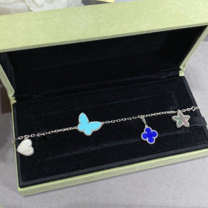 [Royal Jewellery]LUCKY SPRING SILVER BRACELET 4 MOTIF