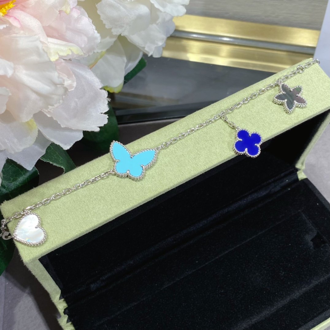 [Royal Jewellery]LUCKY SPRING SILVER BRACELET 4 MOTIF