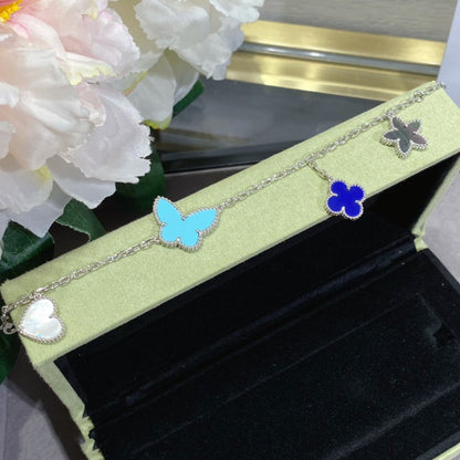 [Royal Jewellery]LUCKY SPRING SILVER BRACELET 4 MOTIF