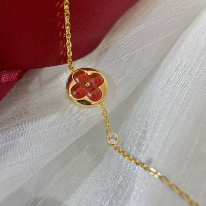 [Royal Jewellery]SUN PEDANT CARNELIAN BRACELET