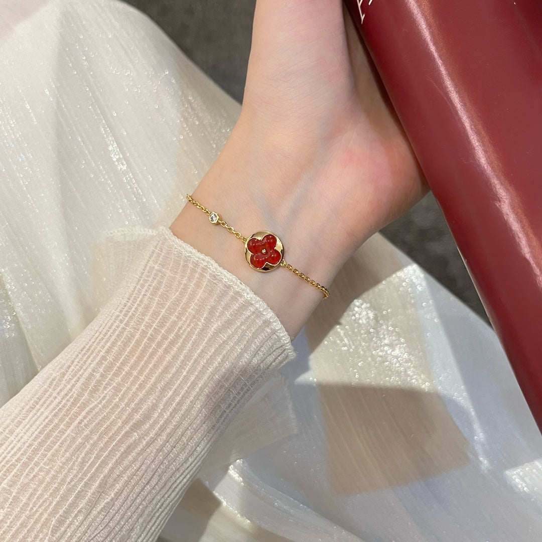 [Royal Jewellery]SUN PEDANT CARNELIAN BRACELET