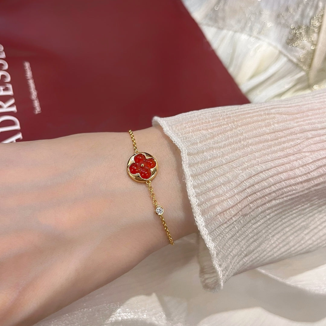 [Royal Jewellery]SUN PEDANT CARNELIAN BRACELET