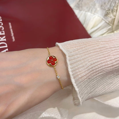 [Royal Jewellery]SUN PEDANT CARNELIAN BRACELET