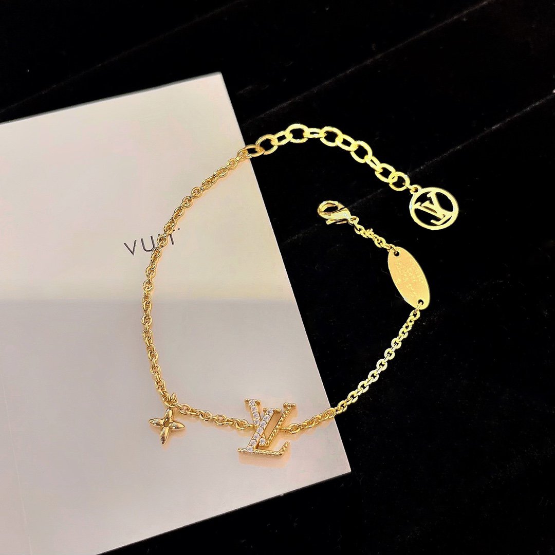 [Royal Jewellery]LOGO STAR MOTIF GOLD BRACELET