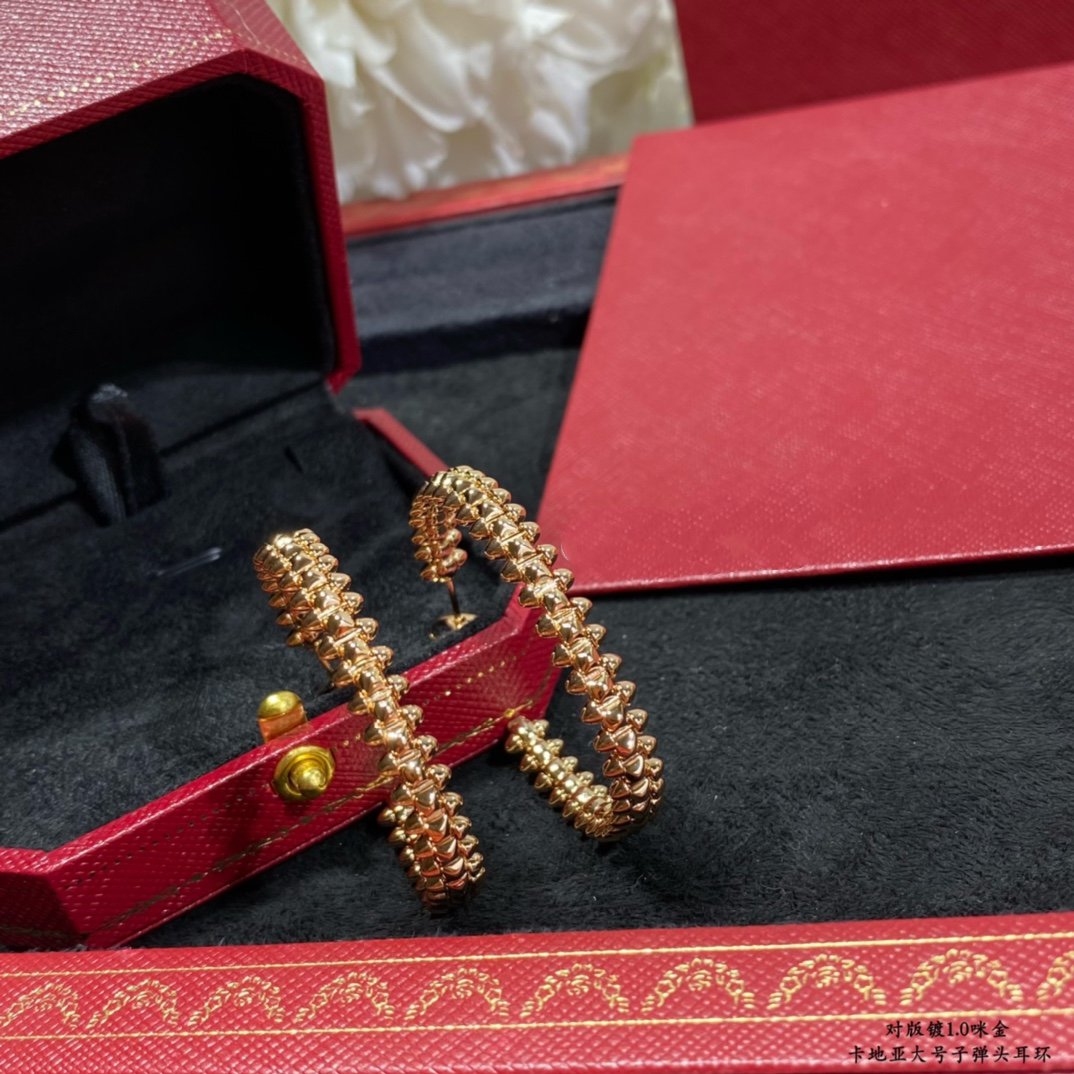 [Royal Jewellery]CLASH LARGE HOOP EARRINGS