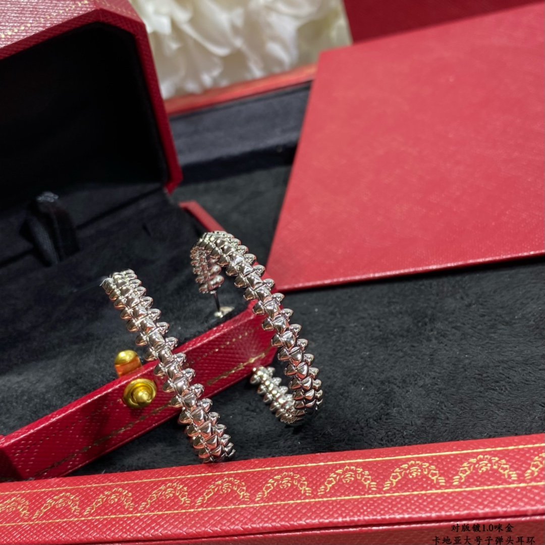 [Royal Jewellery]CLASH LARGE HOOP EARRINGS