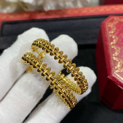 [Royal Jewellery]CLASH LARGE HOOP EARRINGS