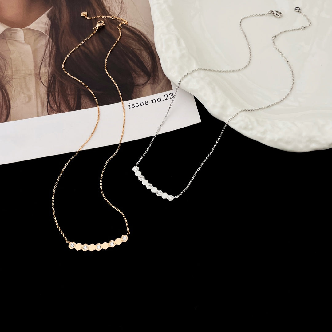 [Royal Jewellery]BEE MY LOVE DIAMOND NECKLACE
