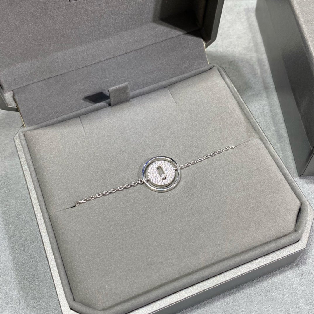 [Royal]LUCKY MOVE DIAMOND PAVED BRACELET