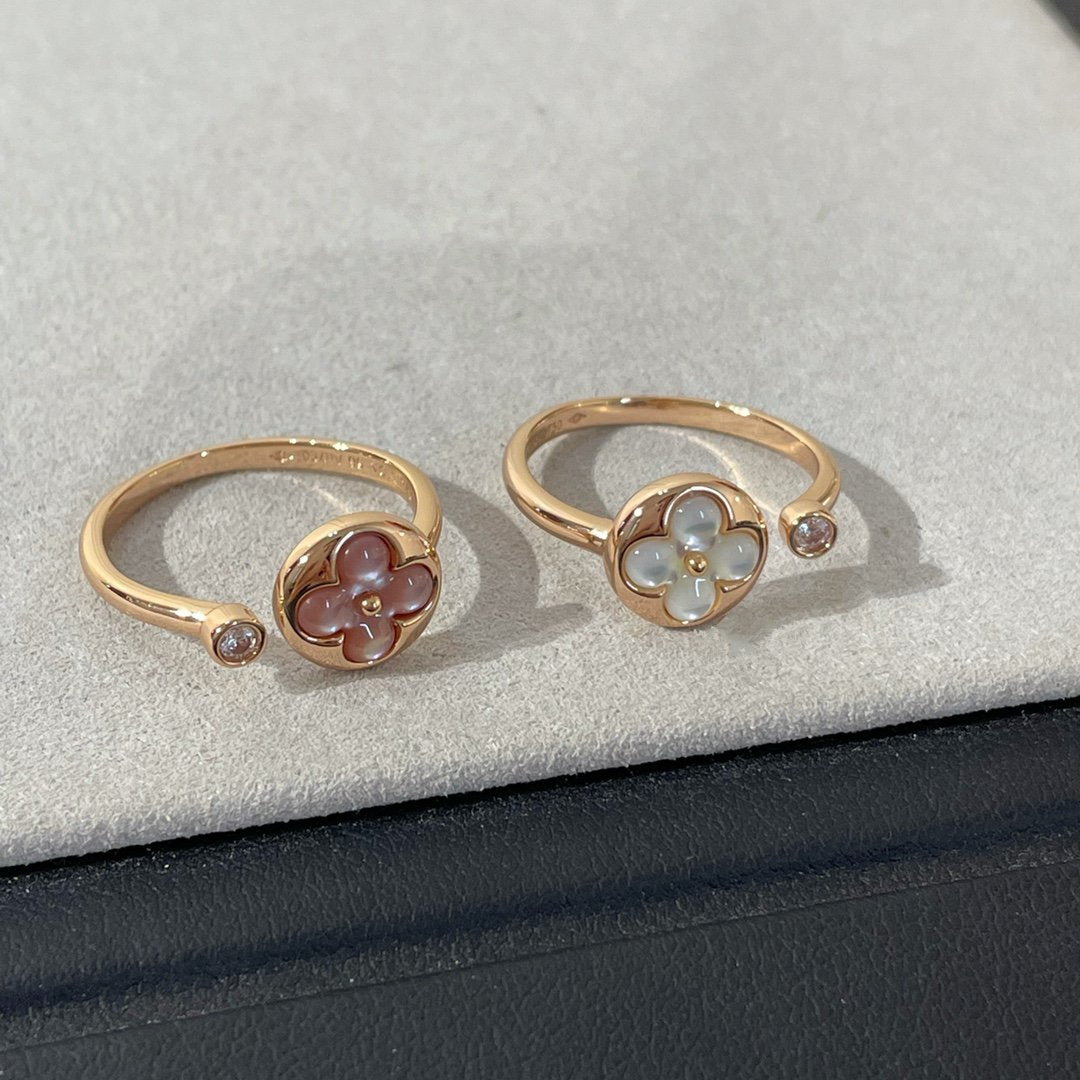 [Royal Jewellery]SUN 1 DIAMOND PINK MOP RING