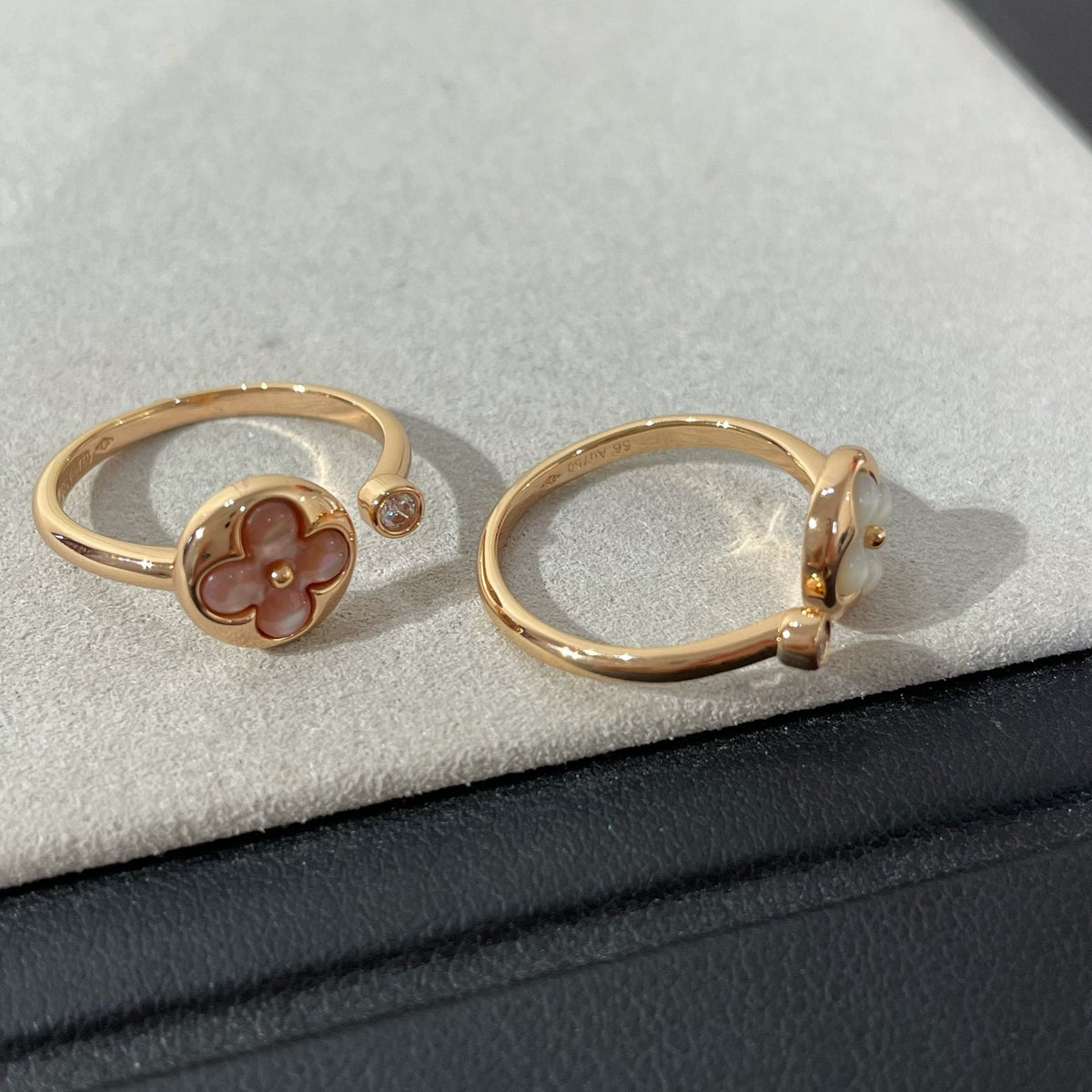 [Royal Jewellery]SUN 1 DIAMOND PINK MOP RING