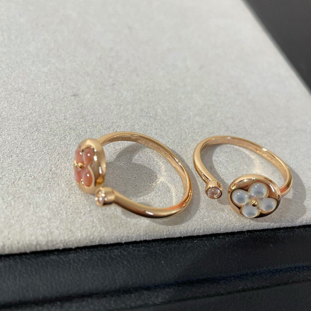 [Royal Jewellery]SUN 1 DIAMOND PINK MOP RING