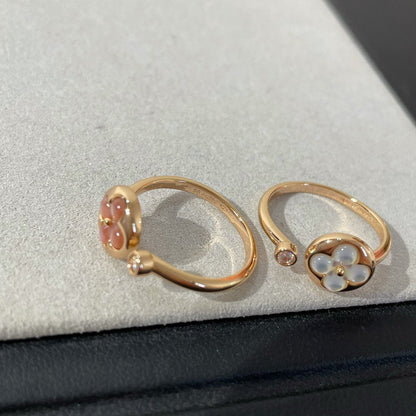 [Royal Jewellery]SUN 1 DIAMOND PINK MOP RING