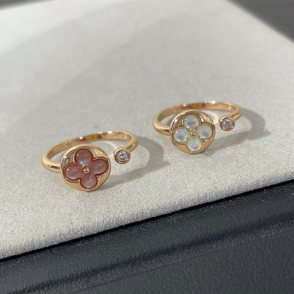 [Royal Jewellery]SUN 1 DIAMOND PINK MOP RING