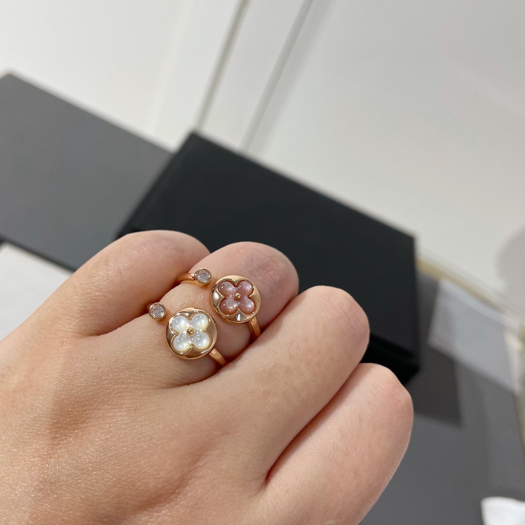 [Royal Jewellery]SUN 1 DIAMOND PINK MOP RING