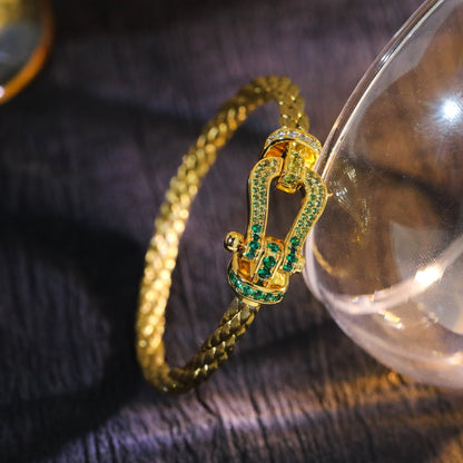 [Royal Jewellery]FORCE 10 GOLD GREEN DIAMOND PAVED