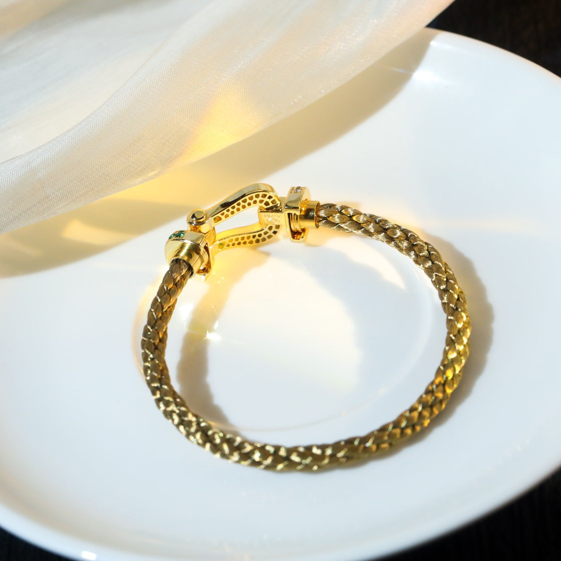 [Royal Jewellery]FORCE 10 GOLD GREEN DIAMOND PAVED
