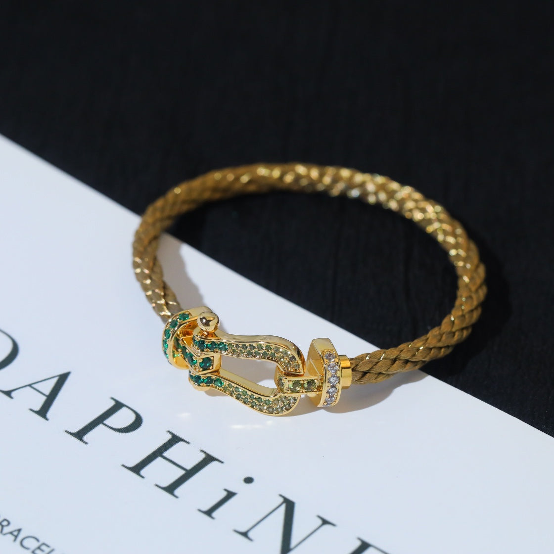 [Royal Jewellery]FORCE 10 GOLD GREEN DIAMOND PAVED