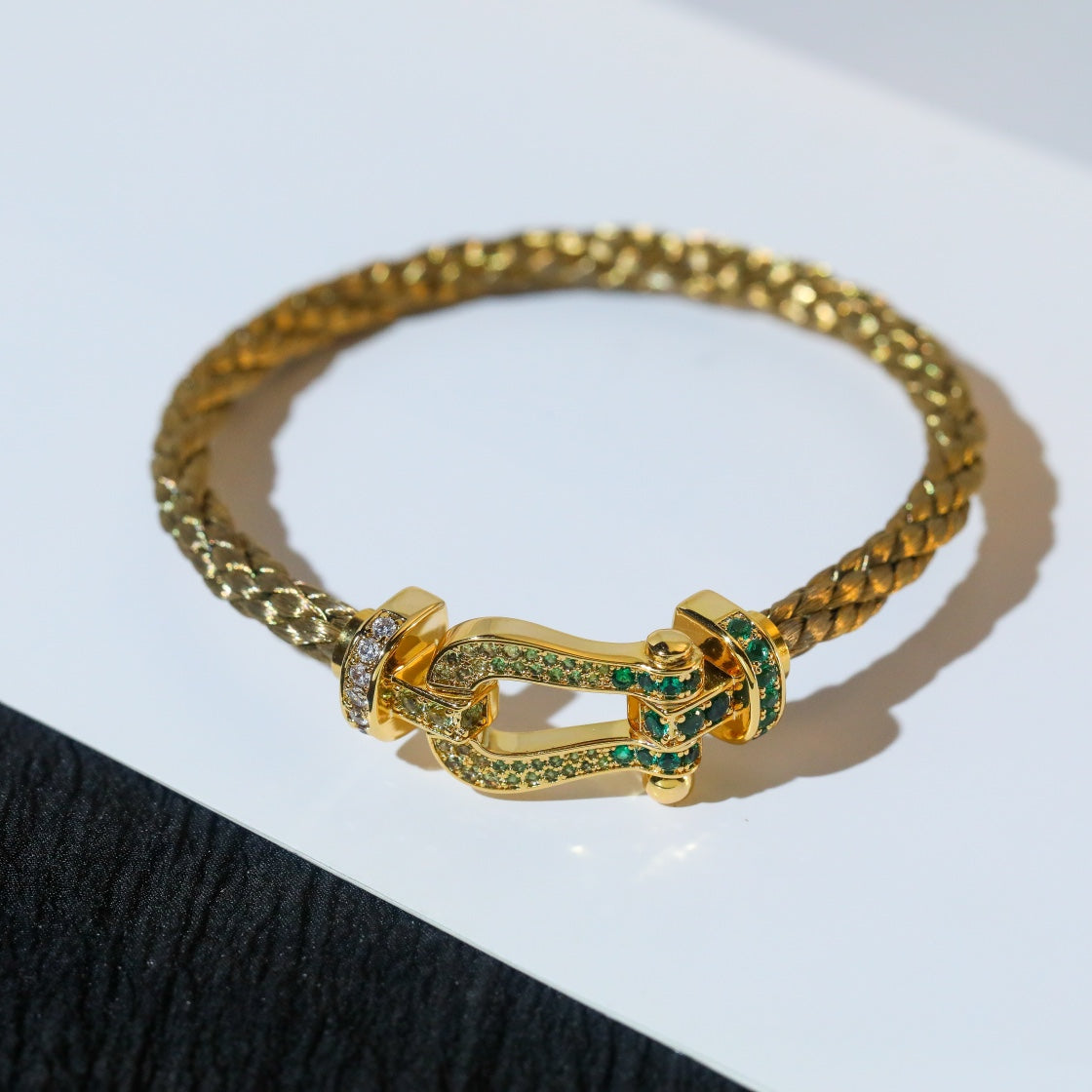 [Royal Jewellery]FORCE 10 GOLD GREEN DIAMOND PAVED
