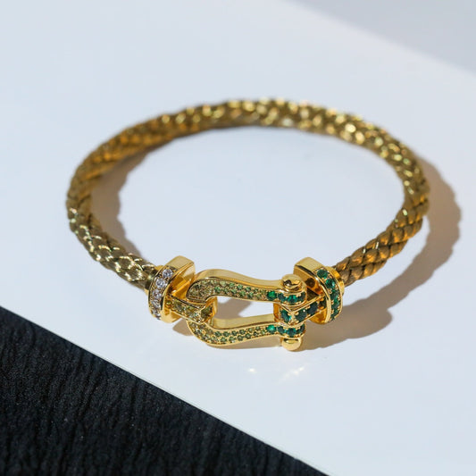 [Royal Jewellery]FORCE 10 GOLD GREEN DIAMOND PAVED