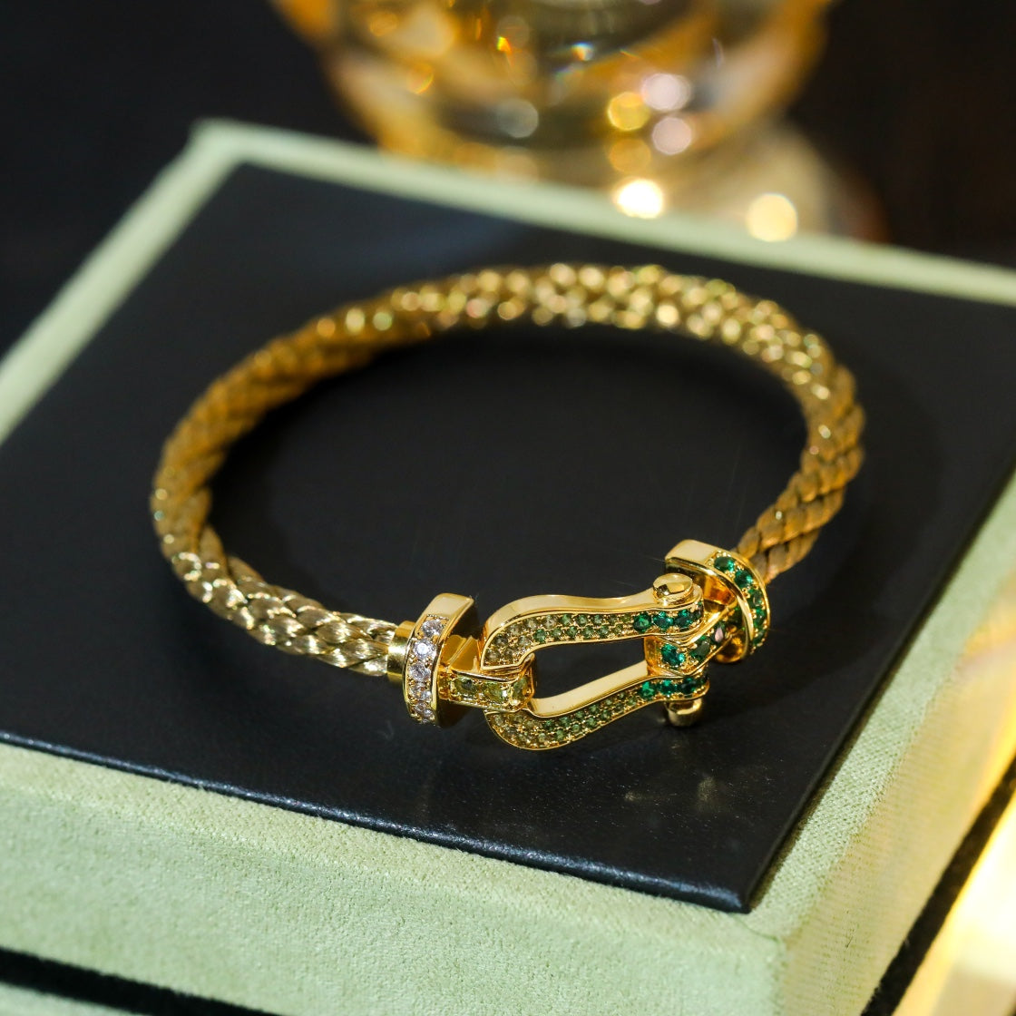 [Royal Jewellery]FORCE 10 GOLD GREEN DIAMOND PAVED