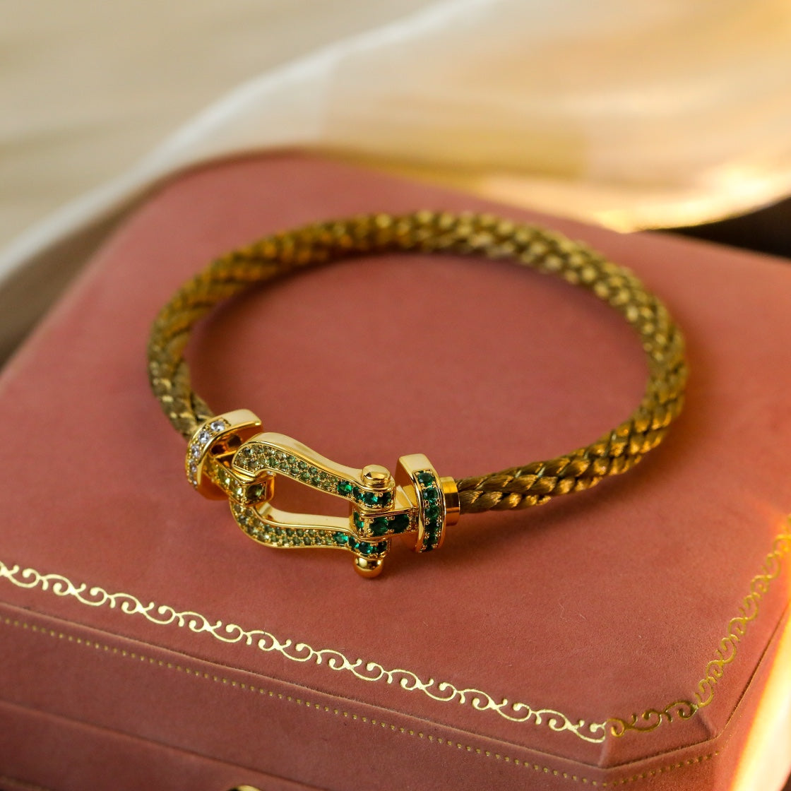 [Royal Jewellery]FORCE 10 GOLD GREEN DIAMOND PAVED