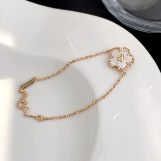 [Royal Jewellery]LUCKY SPRING ROSE GOLD MOP BRACELET