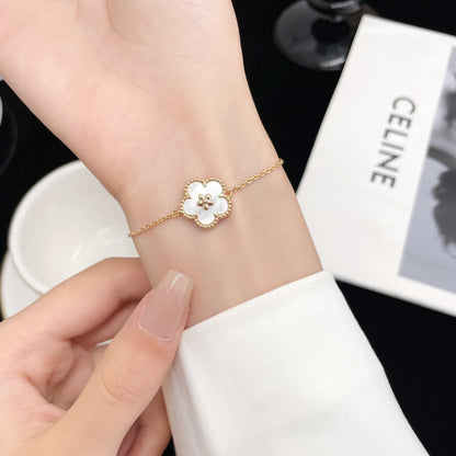 [Royal Jewellery]LUCKY SPRING ROSE GOLD MOP BRACELET