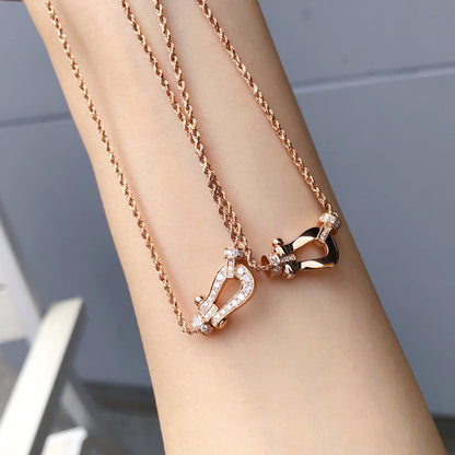 [Royal Jewellery]FORCE 10 PINK GOLD DIAMOND NECKLACE
