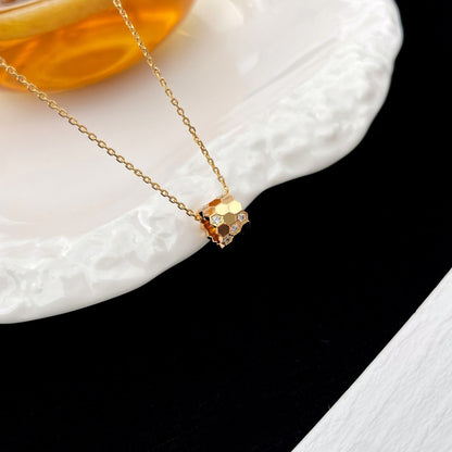[Royal Jewellery]BEE MINI PEDANT DIAMOND NECKLACE
