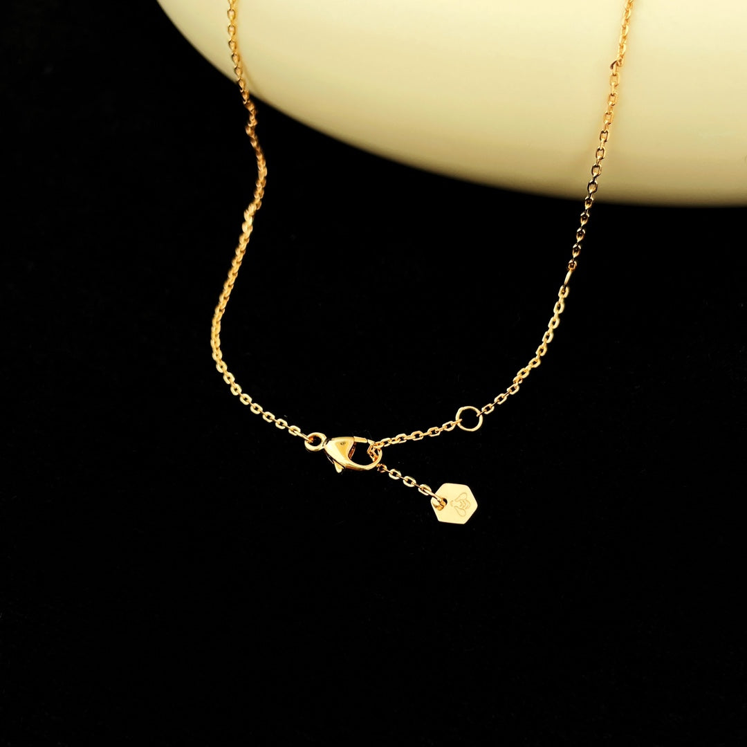 [Royal Jewellery]BEE MINI PEDANT DIAMOND NECKLACE