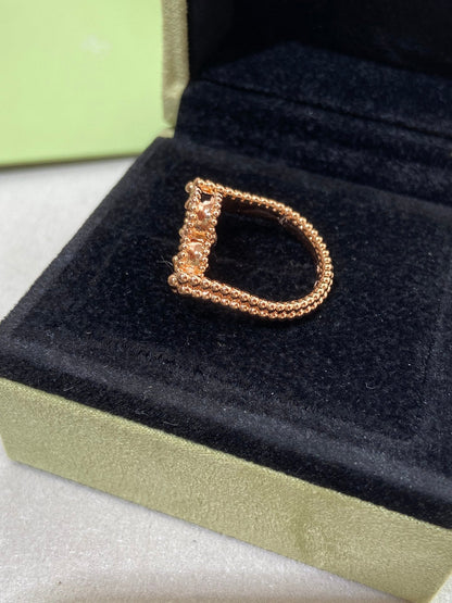 [Royal Jewellery]CLOVER RIVERSIBLE ROSE GOLD RING