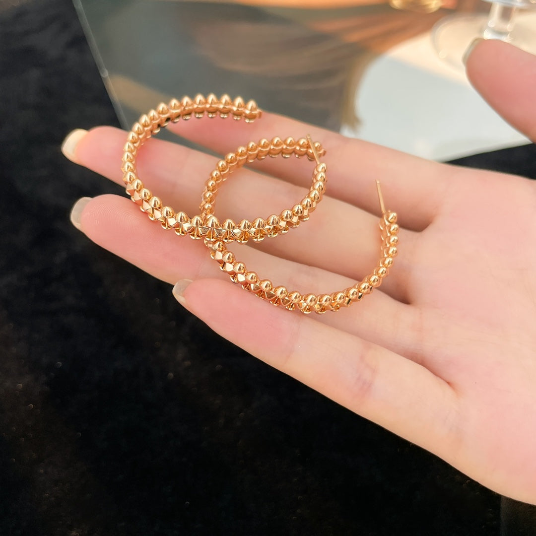 [Royal Jewellery]CLASH HOOP EARRINGS